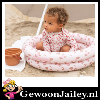 LEOPARD | OUD ROZE BABY ZWEMBAD Ø 60 CM